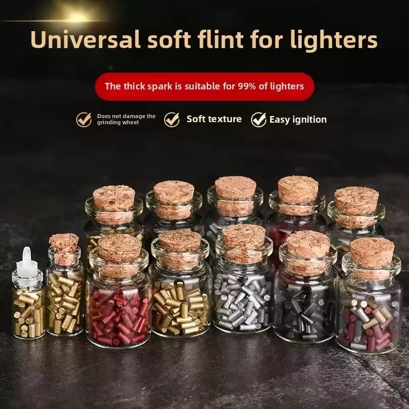 Fire Starting Kit - 200/500 unidades de piedras de encendedor
