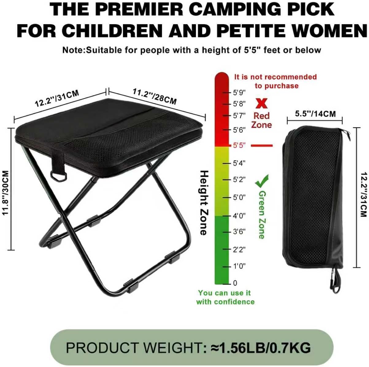 Silla Plegable Portátil para C - Fishing Kit Compact reseña y precio