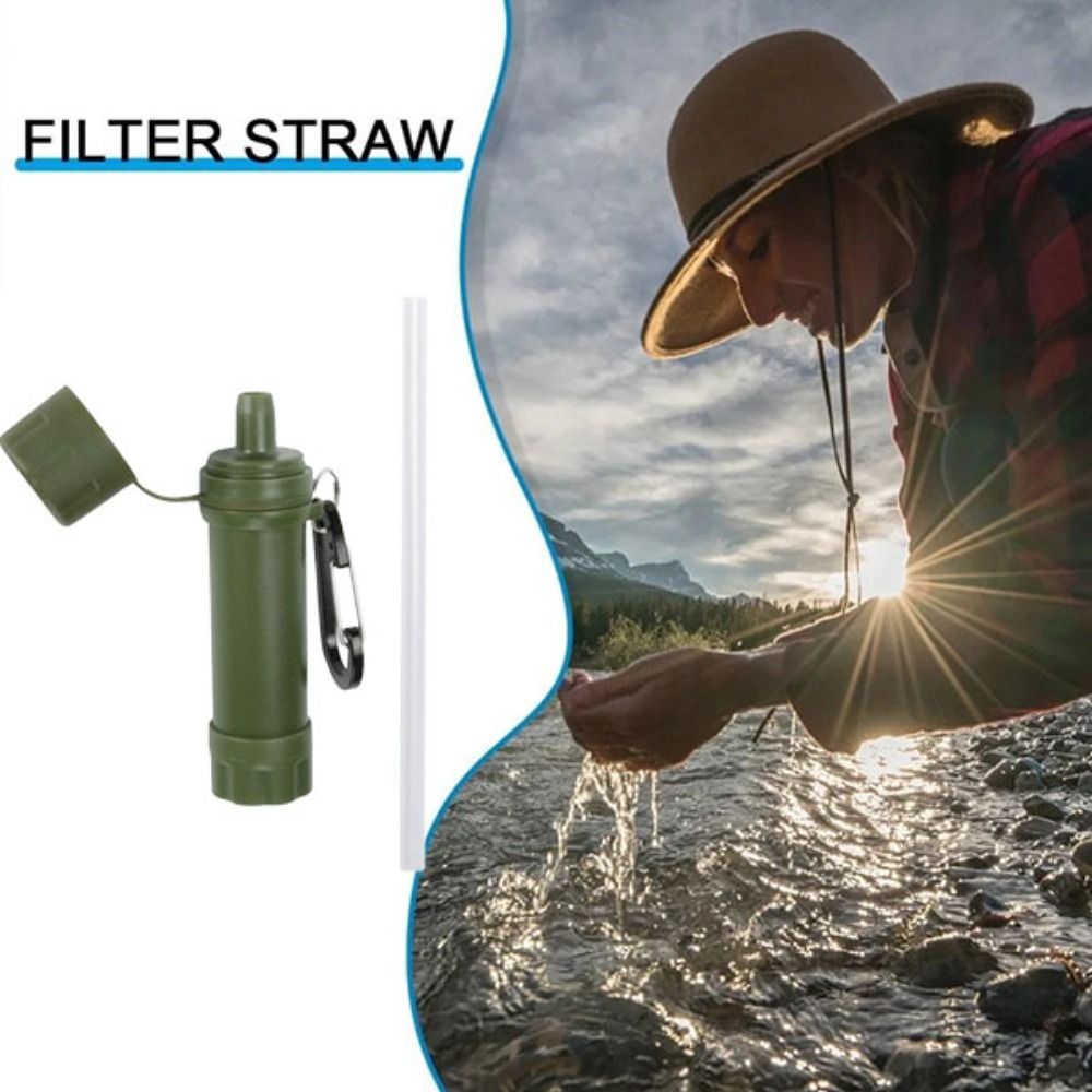 Mini filtro de agua portátil t - Water Purification Straw reseña y precio